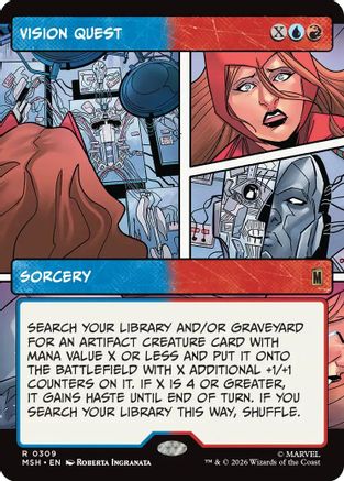 Vision Quest (Borderless)  [Marvel Super Heroes] Foil