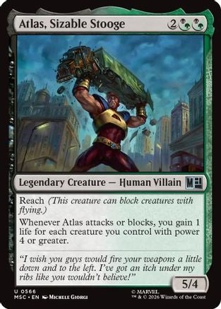 Atlas, Sizable Stooge  [Marvel Super Heroes] Foil