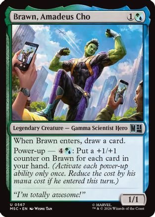 Brawn, Amadeus Cho  [Marvel Super Heroes] Foil