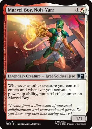 Marvel Boy, Noh-Varr  [Marvel Super Heroes] Foil