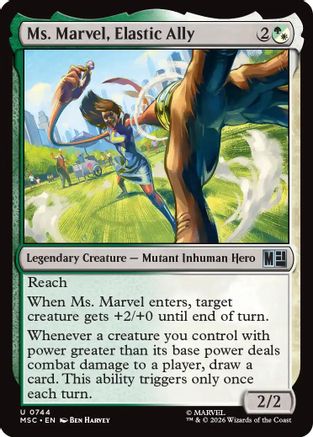 Ms. Marvel, Elastic Ally  [Marvel Super Heroes] Foil