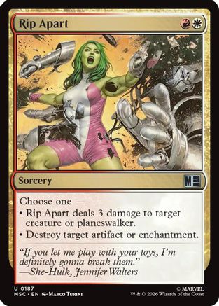Rip Apart (Surge Foil)  [Commander: Marvel Super Heroes] Foil