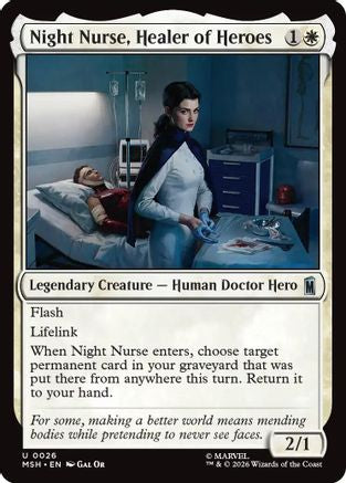 Night Nurse, Healer of Heroes  [Marvel Super Heroes]
