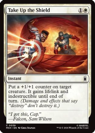 Take Up the Shield  [Marvel Super Heroes] Foil