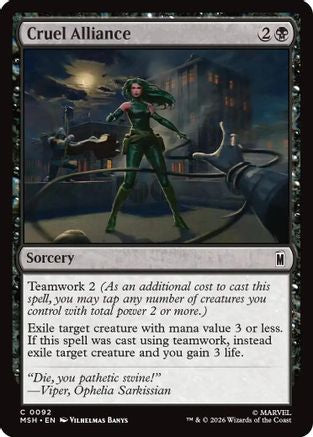 Cruel Alliance  [Marvel Super Heroes]