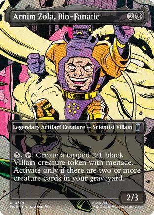 Arnim Zola, Bio-Fanatic (Borderless)  [Marvel Super Heroes] Foil