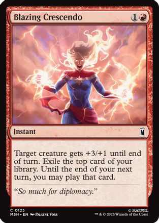 Blazing Crescendo  [Marvel Super Heroes]