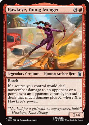 Hawkeye, Young Avenger  [Marvel Super Heroes] Foil