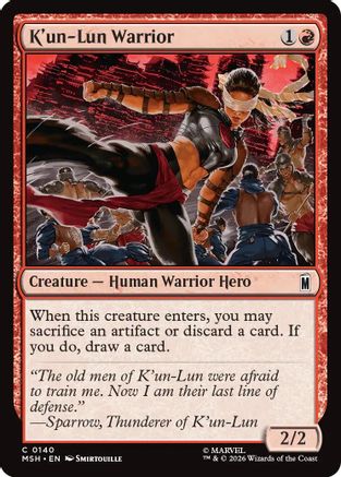 K'un-Lun Warrior  [Marvel Super Heroes] Foil