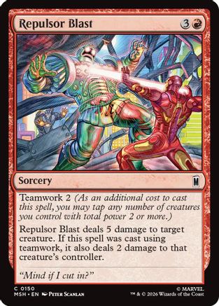 Repulsor Blast  [Marvel Super Heroes]