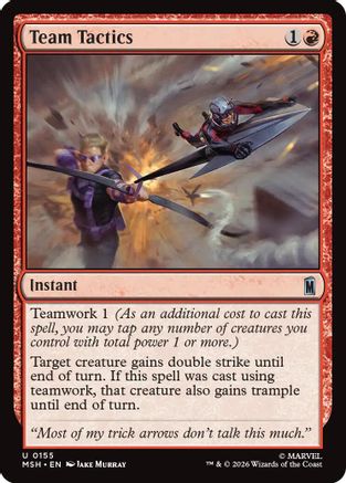 Team Tactics  [Marvel Super Heroes] Foil