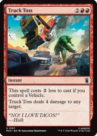 Truck Toss  [Marvel Super Heroes]
