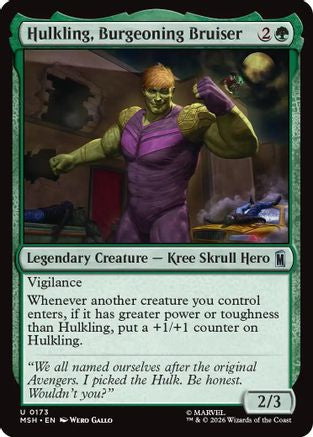 Hulkling, Burgeoning Bruiser  [Marvel Super Heroes]