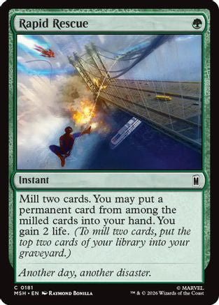 Rapid Rescue  [Marvel Super Heroes] Foil
