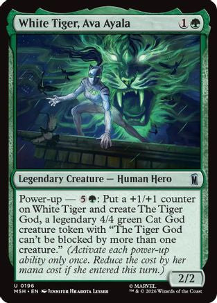 White Tiger, Ava Ayala  [Marvel Super Heroes] Foil