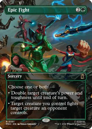 Epic Fight (Borderless)  [Marvel Super Heroes] Foil
