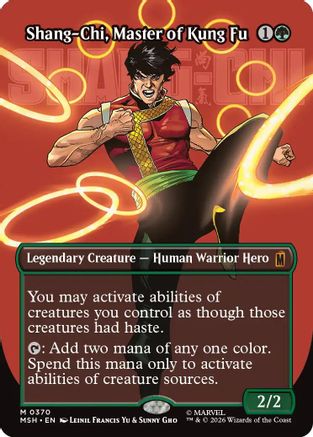 Shang-Chi, Master of Kung Fu (Borderless) (0370)  [Marvel Super Heroes]