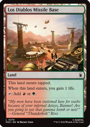 Los Diablos Missile Base  [Marvel Super Heroes]