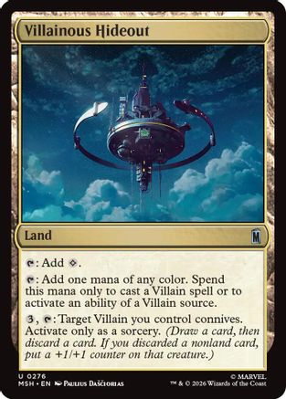 Villainous Hideout  [Marvel Super Heroes] Foil
