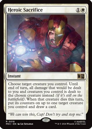 Heroic Sacrifice  [Commander: Marvel Super Heroes]