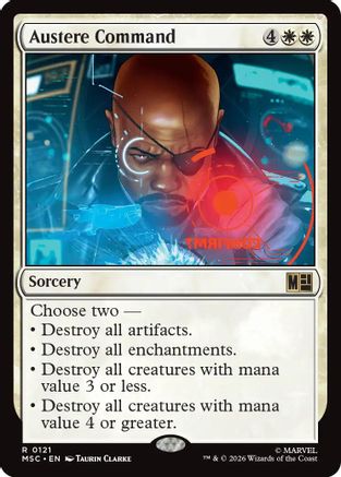 Austere Command  [Commander: Marvel Super Heroes]