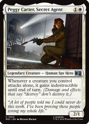 Peggy Carter, Secret Agent  [Commander: Marvel Super Heroes] Foil