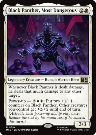 Black Panther, Most Dangerous  [Commander: Marvel Super Heroes] Foil