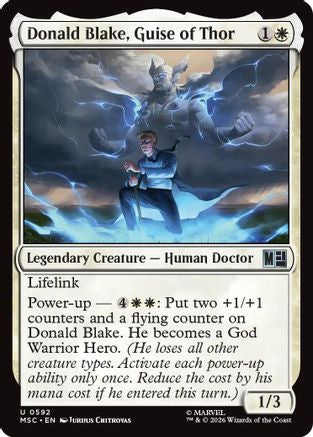Donald Blake, Guise of Thor  [Commander: Marvel Super Heroes] Foil