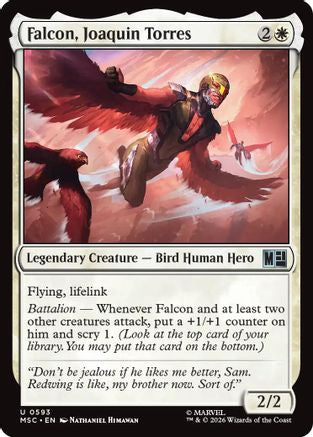 Falcon, Joaquin Torres  [Commander: Marvel Super Heroes]