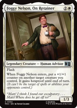 Foggy Nelson, On Retainer  [Commander: Marvel Super Heroes] Foil