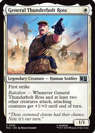 General Thunderbolt Ross  [Commander: Marvel Super Heroes] Foil