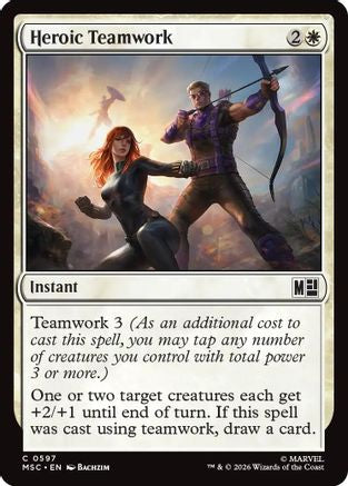 Heroic Teamwork  [Commander: Marvel Super Heroes]