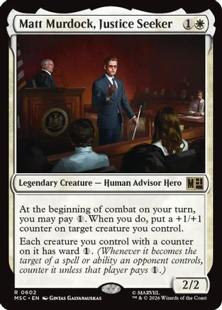 Matt Murdock, Justice Seeker  [Commander: Marvel Super Heroes]