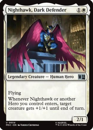 Nighthawk, Dark Defender  [Commander: Marvel Super Heroes]