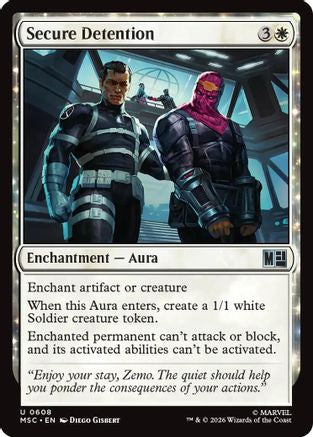 Secure Detention  [Commander: Marvel Super Heroes] Foil