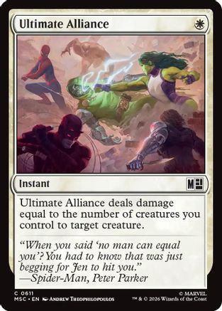 Ultimate Alliance  [Commander: Marvel Super Heroes] Foil