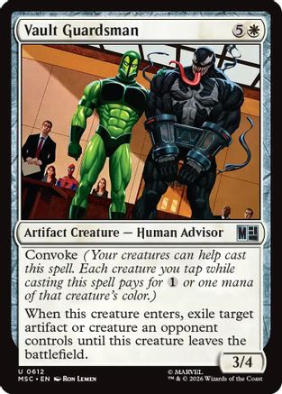 Vault Guardsman  [Commander: Marvel Super Heroes] Foil