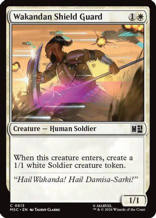 Wakandan Shield Guard  [Commander: Marvel Super Heroes]