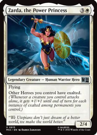 Zarda, the Power Princess  [Commander: Marvel Super Heroes] Foil