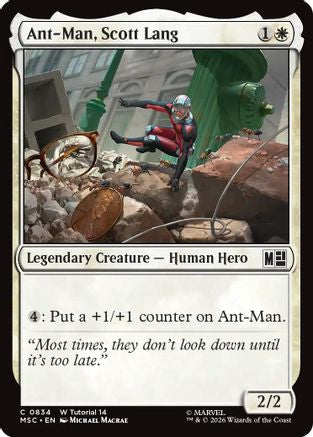 Ant-Man, Scott Lang  [Commander: Marvel Super Heroes]