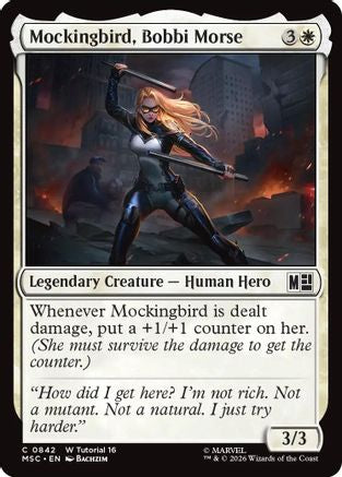 Mockingbird, Bobbi Morse (0842)  [Commander: Marvel Super Heroes]