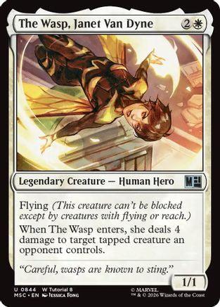 The Wasp, Janet Van Dyne  [Commander: Marvel Super Heroes]