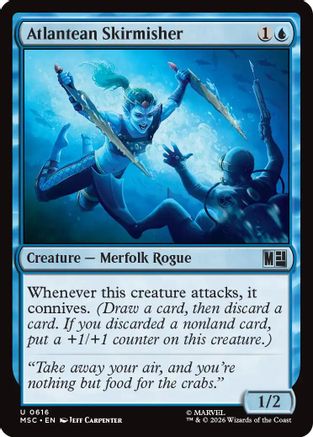 Atlantean Skirmisher  [Commander: Marvel Super Heroes] Foil