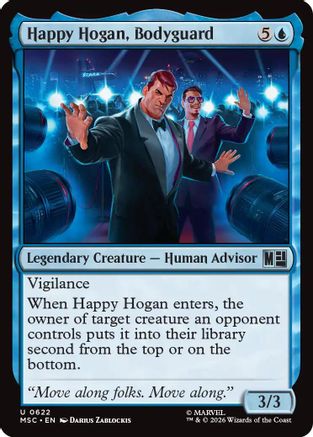 Happy Hogan, Bodyguard  [Commander: Marvel Super Heroes] Foil