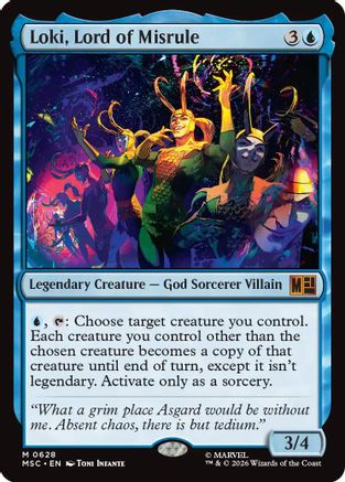 Loki, Lord of Misrule  [Commander: Marvel Super Heroes] Foil