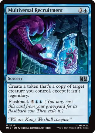 Multiversal Recruitment  [Commander: Marvel Super Heroes] Foil