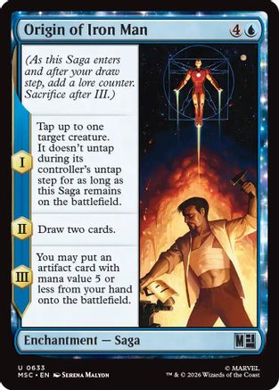 Origin of Iron Man  [Commander: Marvel Super Heroes] Foil