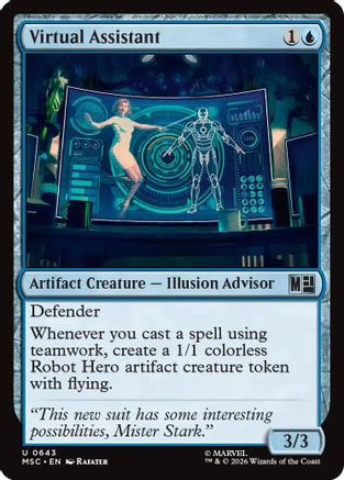 Virtual Assistant  [Commander: Marvel Super Heroes] Foil