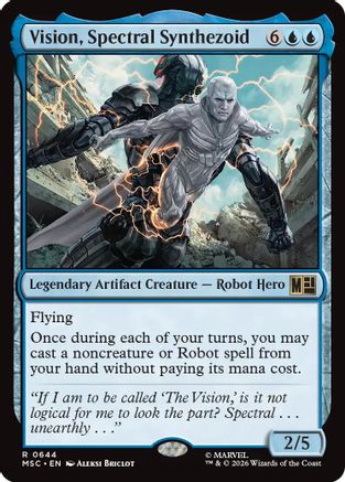 Vision, Spectral Synthezoid  [Commander: Marvel Super Heroes] Foil