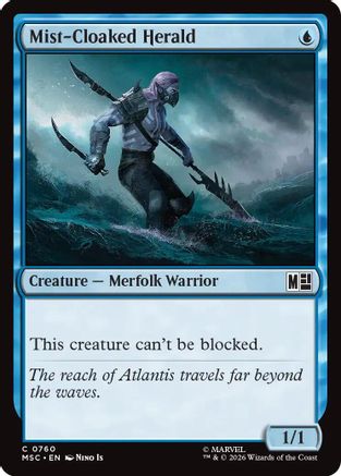 Mist-Cloaked Herald  [Commander: Marvel Super Heroes] Foil